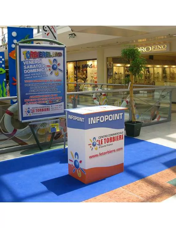 desk personalizzati per fiere