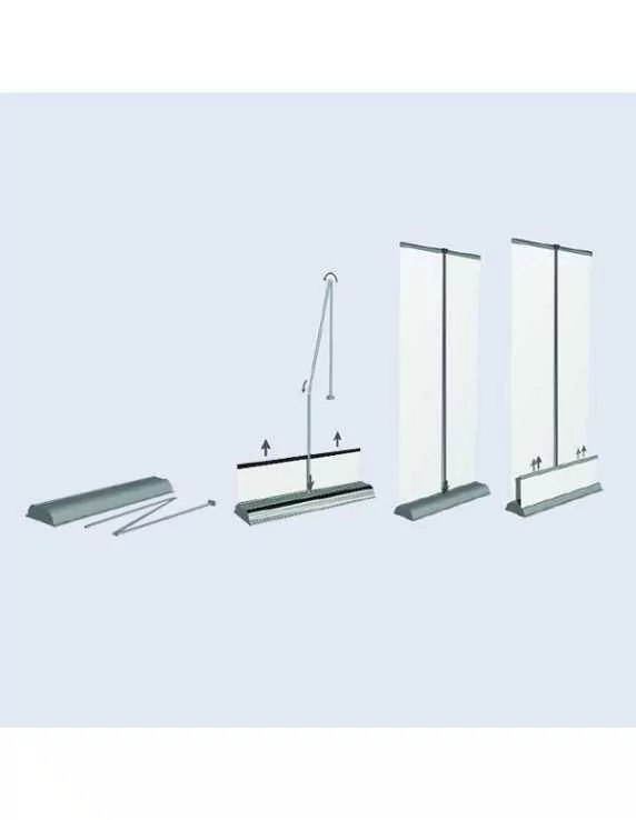 rollup display montaggio