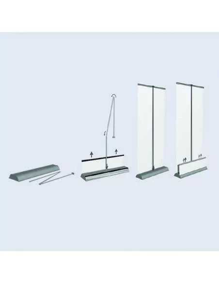 rollup display montaggio