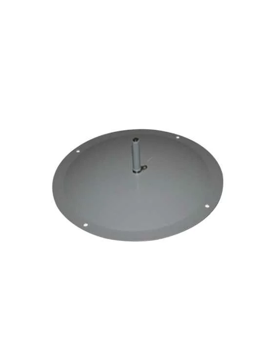 Base tonda in metallo per bandiere