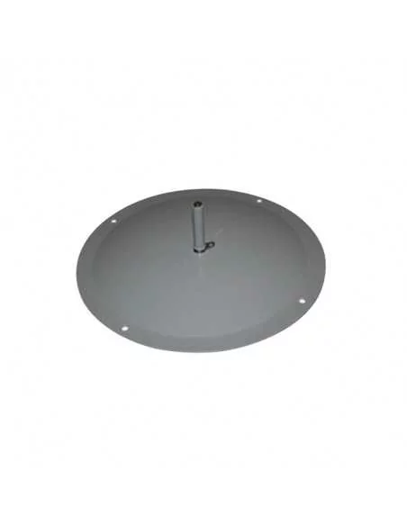 Base tonda in metallo per bandiere