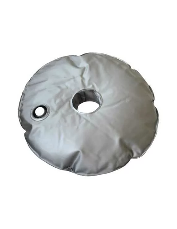 Zavorra universale a “ciambella”: riempibile con acqua per bandiere