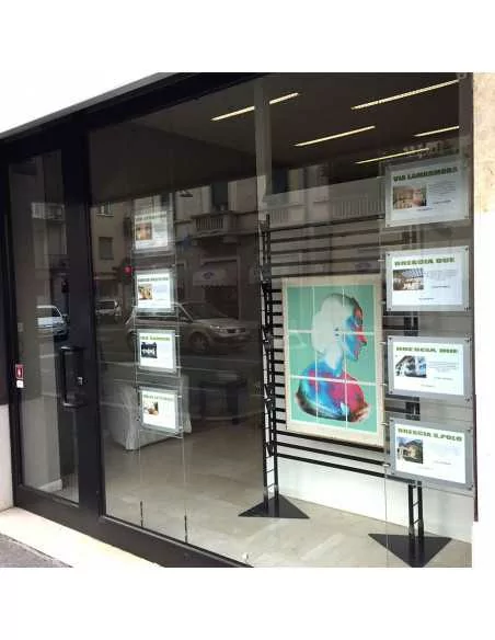 espositori con cavi d'acciaio espositori con cavi d'acciaio