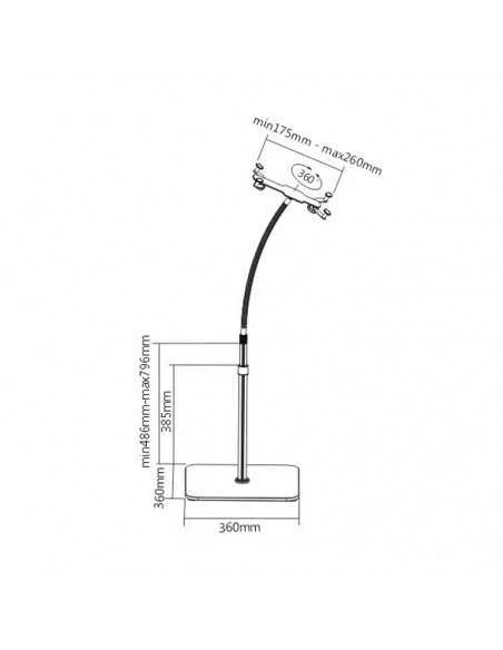 Porta iPad / Tablet misure Porta iPad / Tablet misure