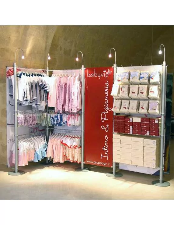 piantane accessoriabili per esposizioni