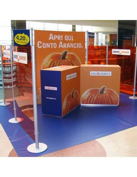 Piantane espositive per stand