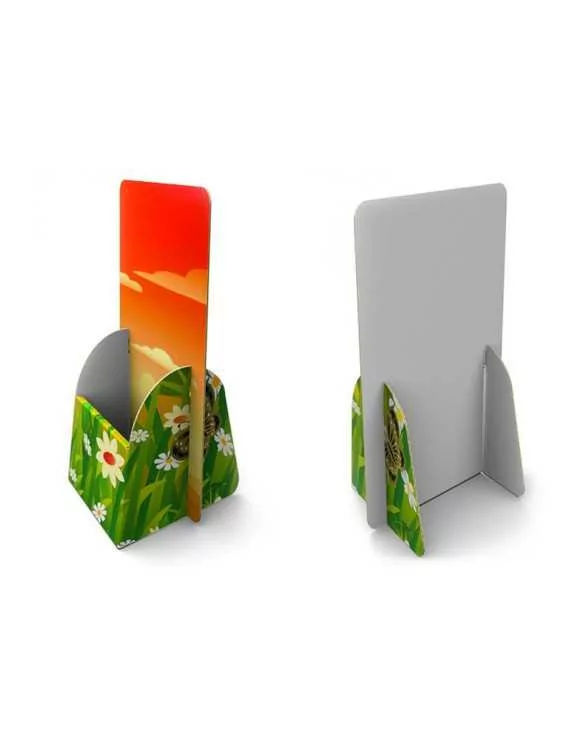 A5 cardboard display with pocket