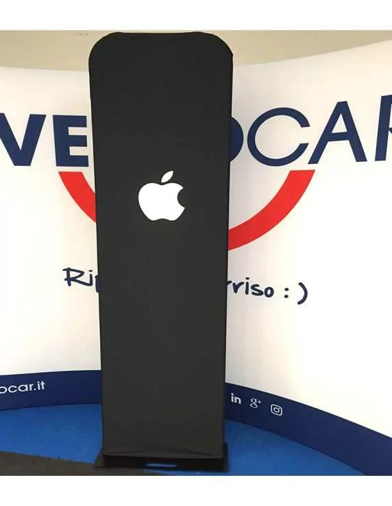 Totem customized with textile print