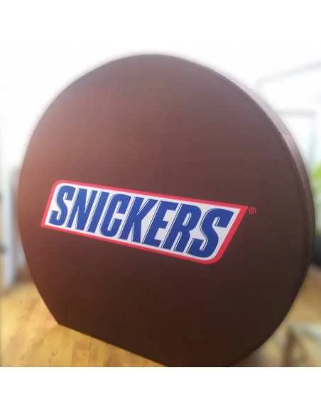 Circular promotional backdrop