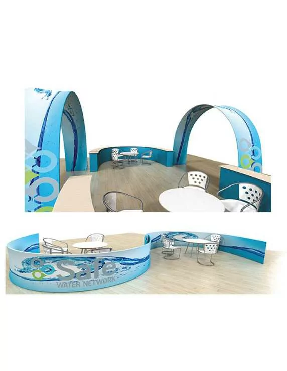 Stands with different arch structures