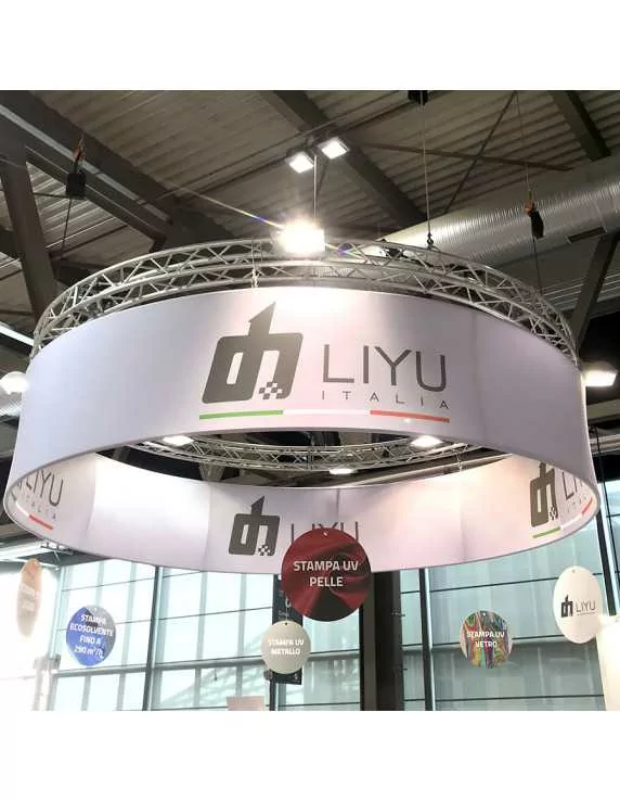 Custom textile hanging sign Custom textile hanging sign