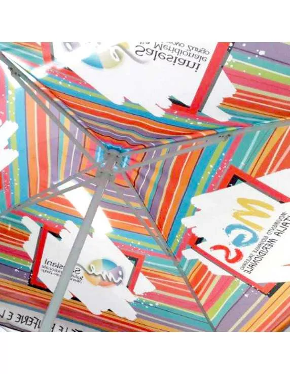 Dettaglio ombrellone pubblicitario Dettaglio ombrellone pubblicitario