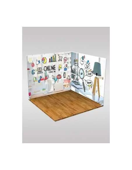 Wall cover with textile frame slim Wall cover with textile frame slim