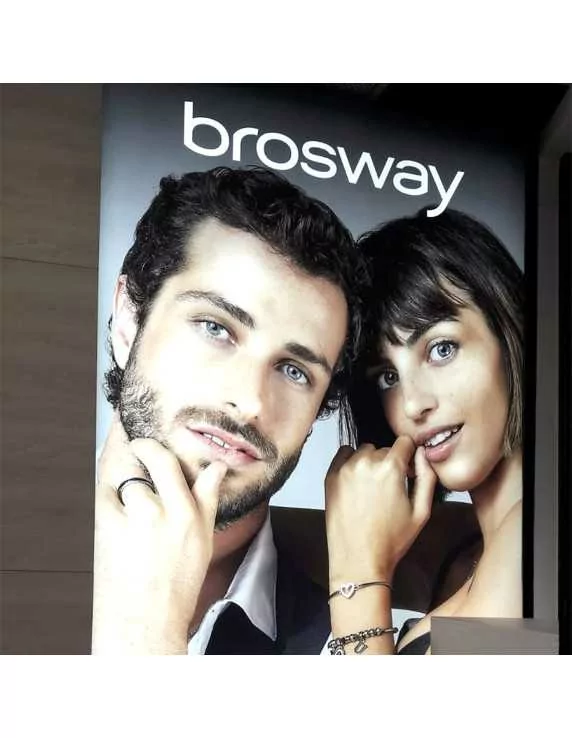 cornice con stampa backlight