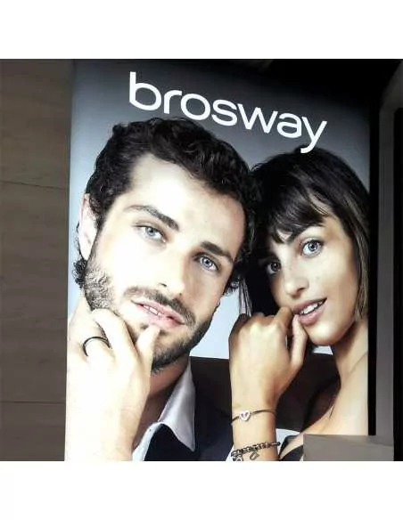 cornice con stampa backlight