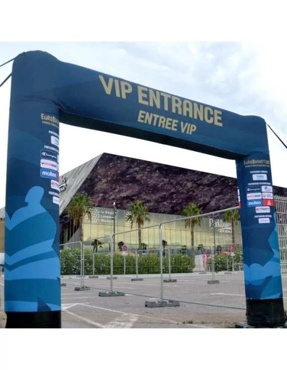 Inflatable arch with fabric print Inflatable arch with fabric print