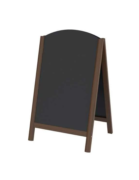 Easel blackboard with wooden frame