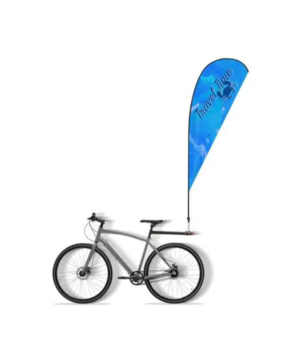 Shoulder flag holder for dynamic promotions