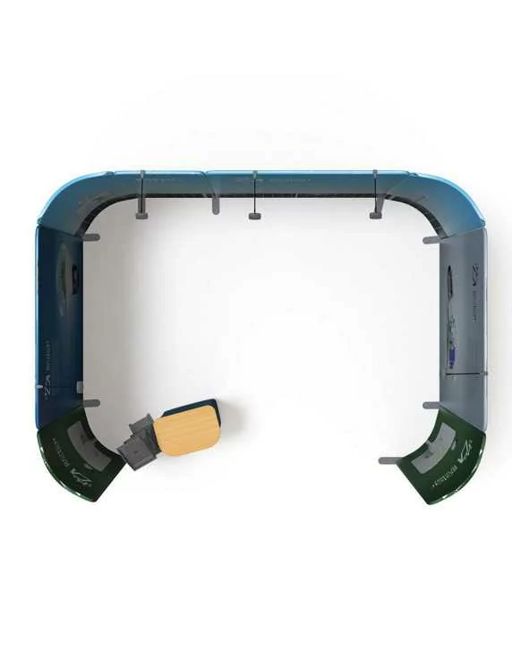 3D project view from above 3D project view from above