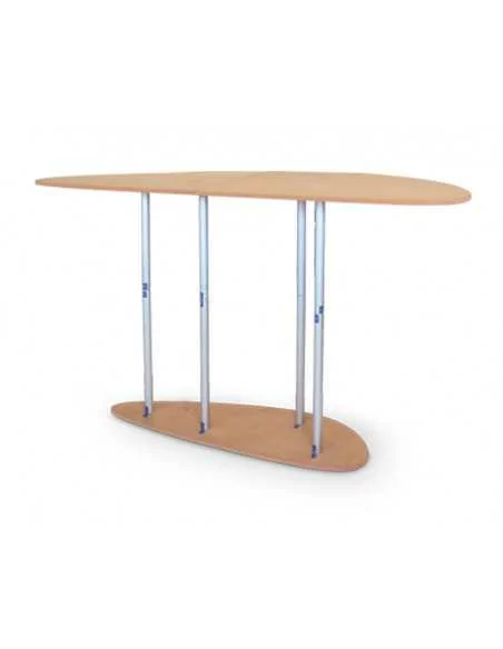 Drop desk structure without printed cover Drop desk structure without printed cover