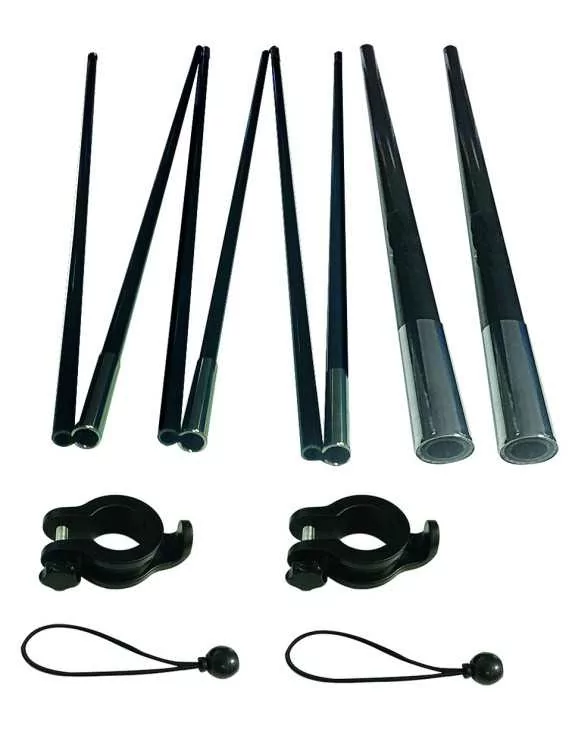 Arched flag structure Arched flag structure