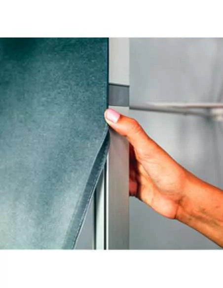 textile print on pop-up backdrop detail textile print on pop-up backdrop detail