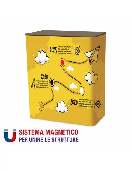 banchetto pubblicitario con profili magnetici banchetto pubblicitario con profili magnetici