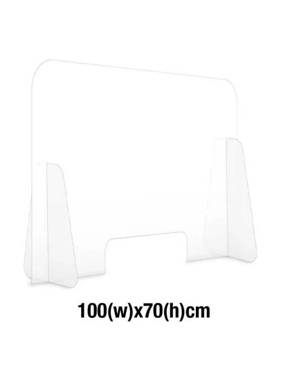 plexiglas anti droplet panel size 100x70cm plexiglas anti droplet panel size 100x70cm