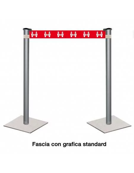 colonnine con nastro standard colonnine con nastro standard