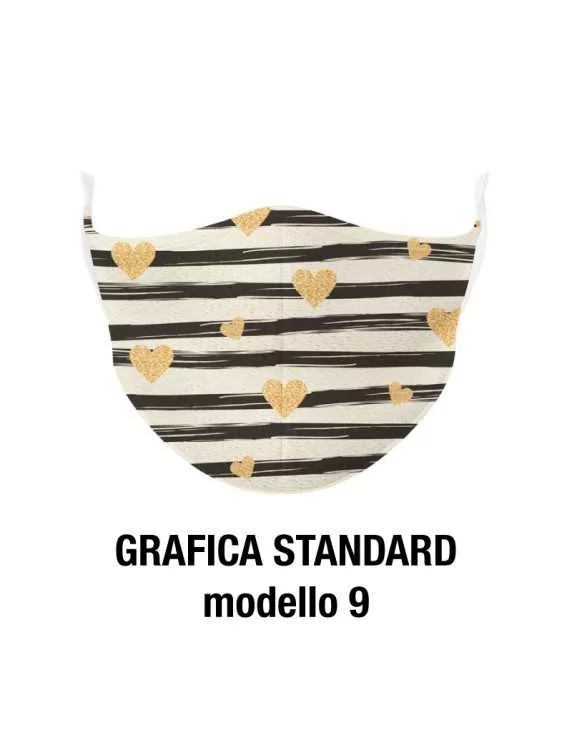 mascherina mask light - grafica standard 9 mascherina mask light - grafica standard 9