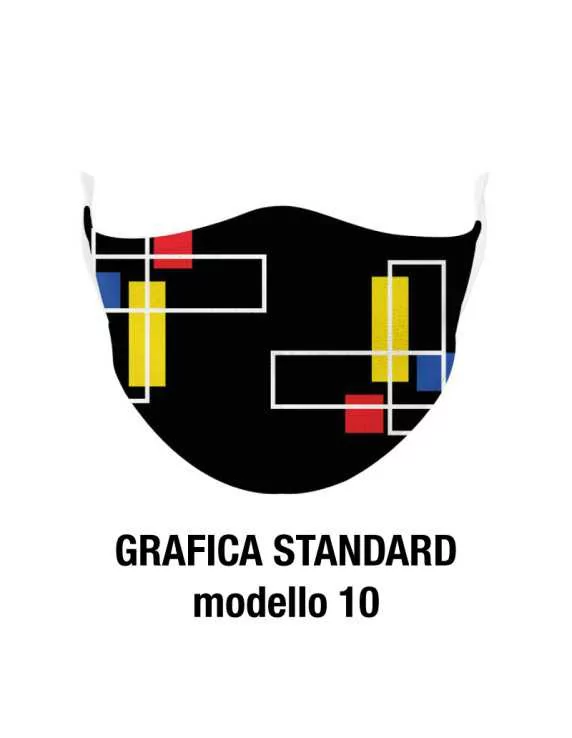 mascherina mask light - grafica standard 10 mascherina mask light - grafica standard 10