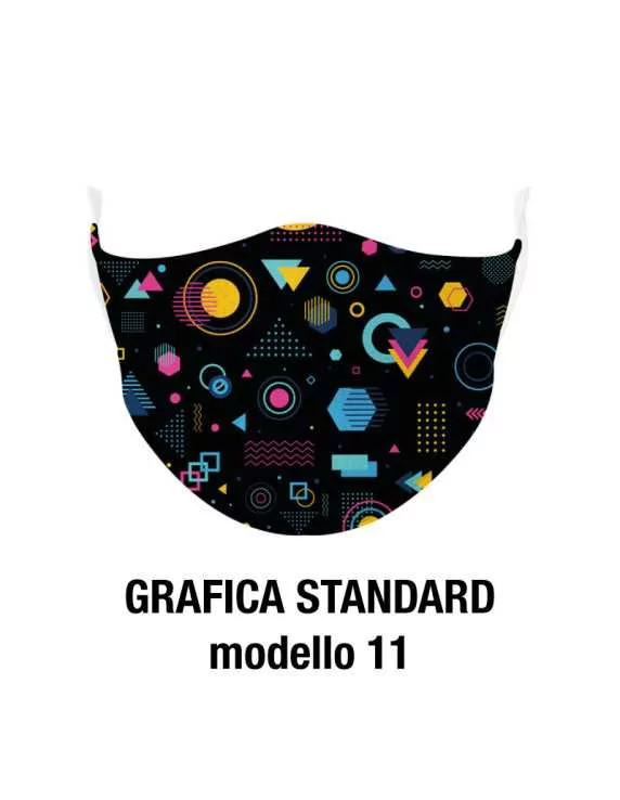 mascherina mask light - grafica standard 11 mascherina mask light - grafica standard 11