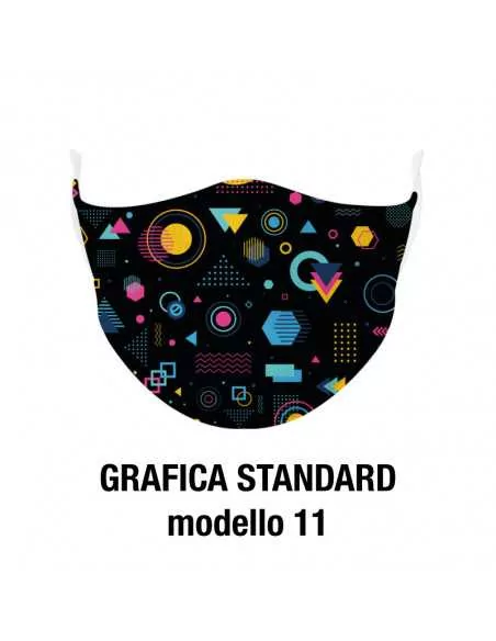 mascherina mask light - grafica standard 11 mascherina mask light - grafica standard 11