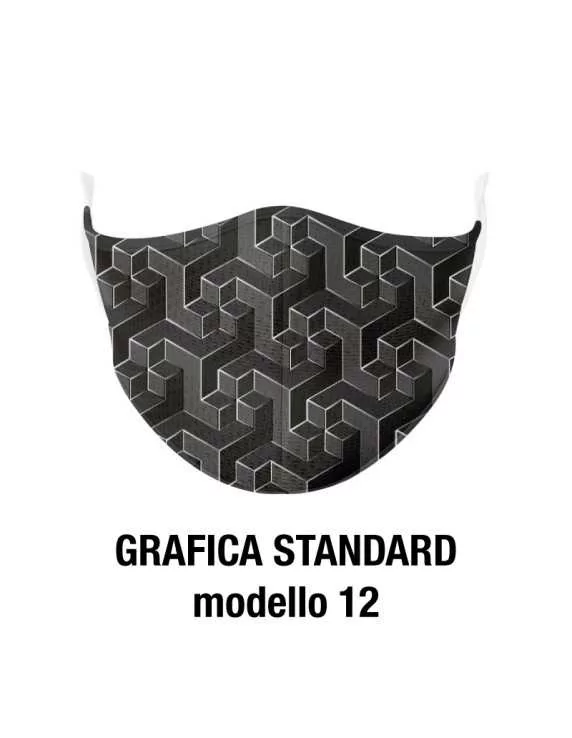 mascherina mask light - grafica standard 12 mascherina mask light - grafica standard 12