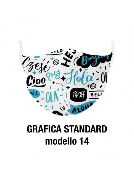 mascherina mask light - grafica standard 14 mascherina mask light - grafica standard 14