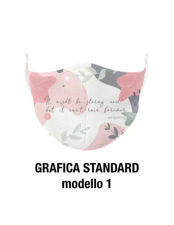 mascherina mask light - grafica standard 1 mascherina mask light - grafica standard 1