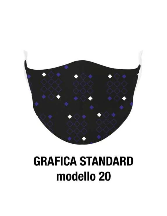 mascherina mask light - grafica standard 20 mascherina mask light - grafica standard 20