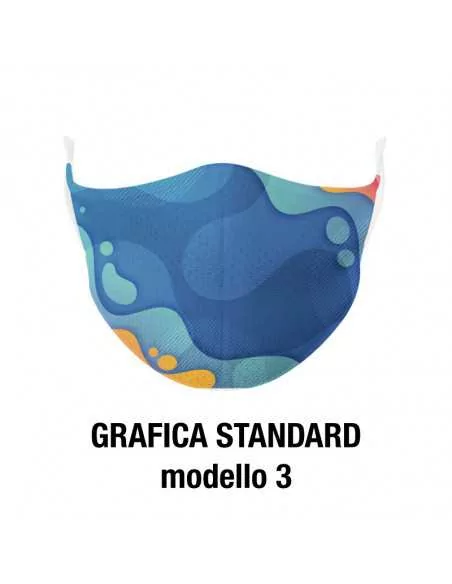 mascherina mask light - grafica standard 3 mascherina mask light - grafica standard 3