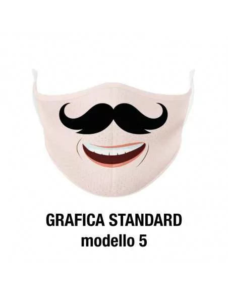 mascherina mask light - grafica standard 5 mascherina mask light - grafica standard 5