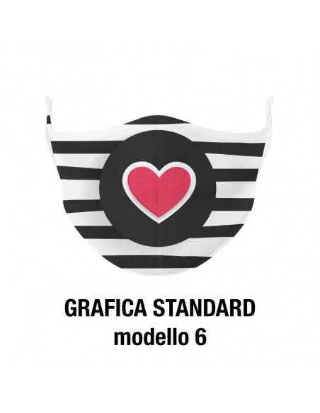 mascherina mask light - grafica standard 6 mascherina mask light - grafica standard 6