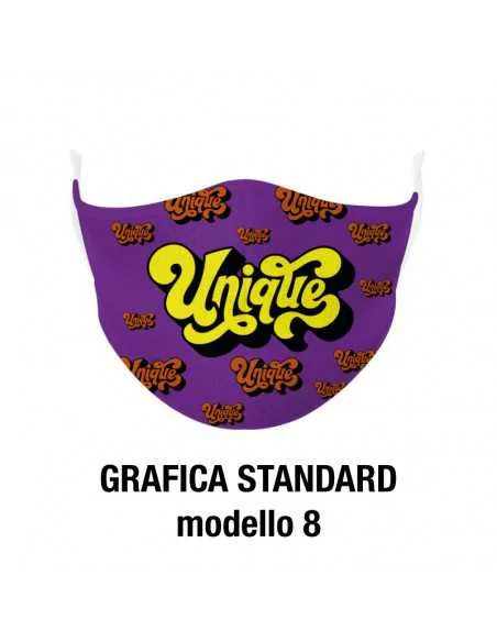 mascherina mask light - grafica standard 8 mascherina mask light - grafica standard 8