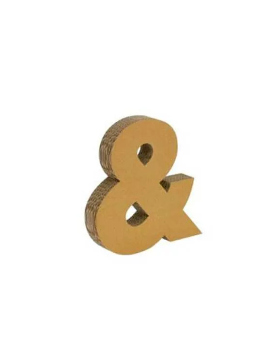 3d shaped letters rigid supports