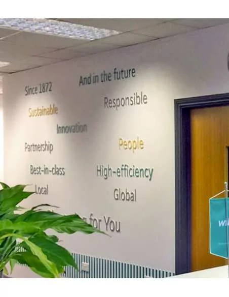 3d letters communication from the wall 3d letters communication from the wall