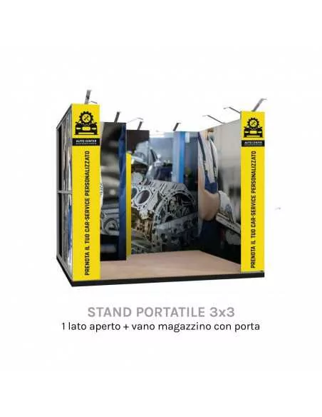 stand 3x3 con magazzino
