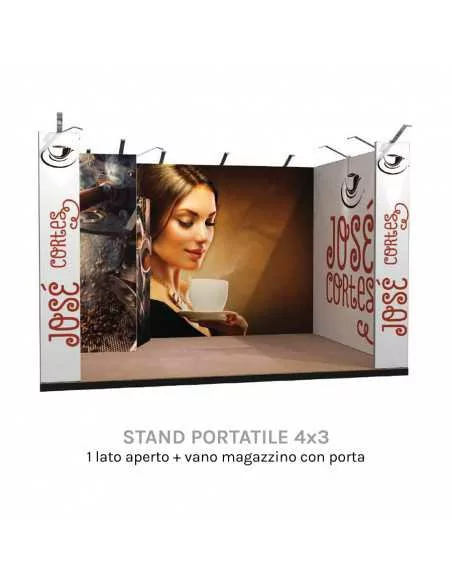 Stand 4x3 personalizzati per fiere ed eventi - Studio Stands