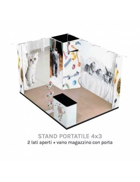 stand with warehouse