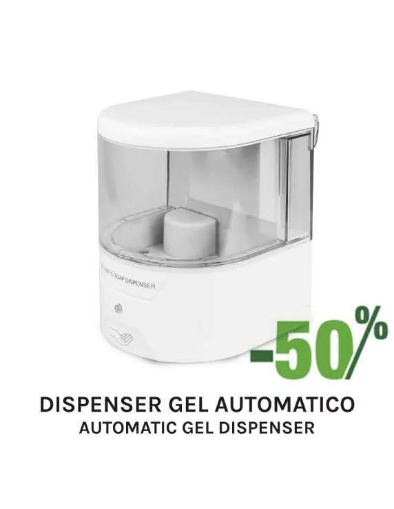 dispenser gel igienizzante automatico da parete