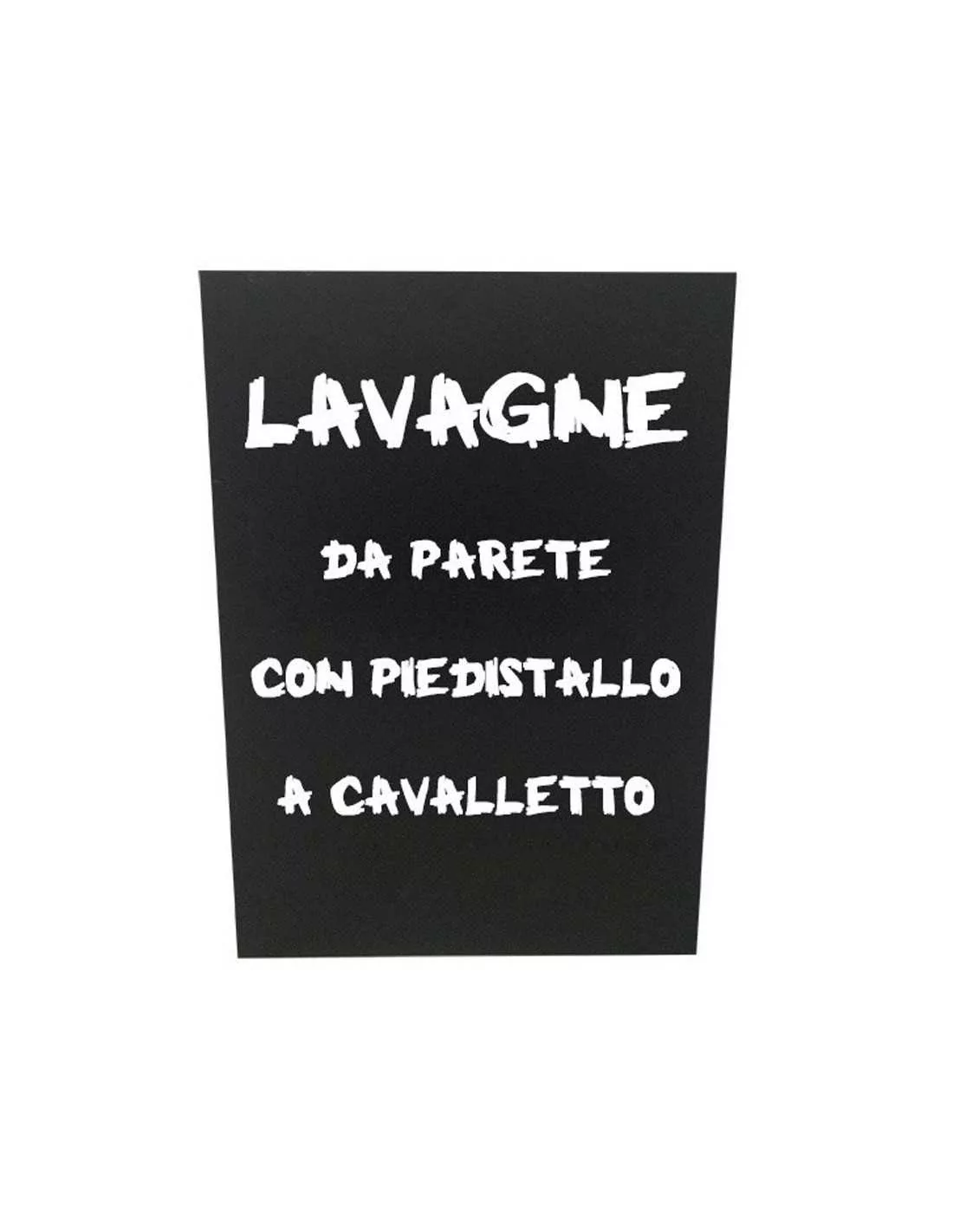 OfficeTree Lavagna Magnetica da Parete - 50x70 cm con Panno e 2x Gessetti -  Lavagna Magnetica Nera - Blackboard Vinyl - Lavagna Adesiva - Lavagna per