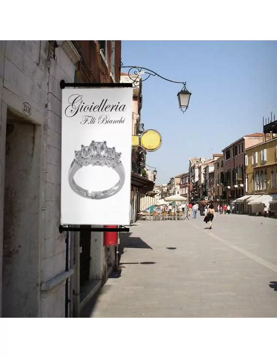 insegna con fissaggio a parete insegna con fissaggio a parete