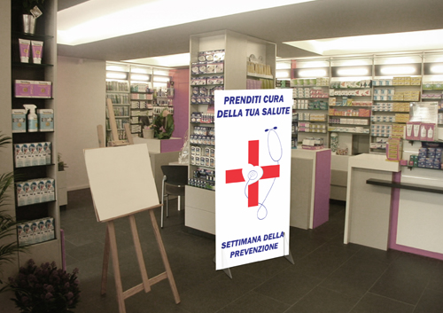 espositore per farmacia